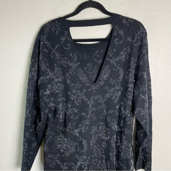 Torrid Black Floral Mini Jacquard Bodycon Dress 2X NWT 41160688 - Picture 8 of 13